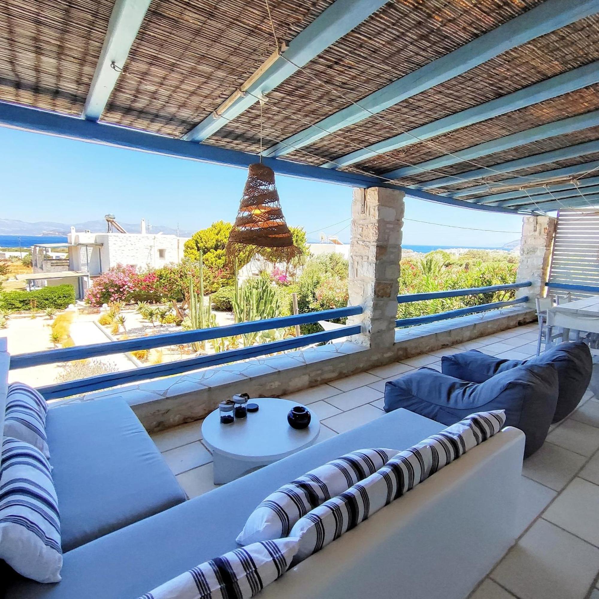 Island Magic - Seaview Villa With Jacuzzi Pool Ampelas Exterior foto